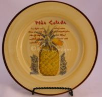 Sakura Paul Brent Tiki Tiki PINA COLADA Dessert Plate